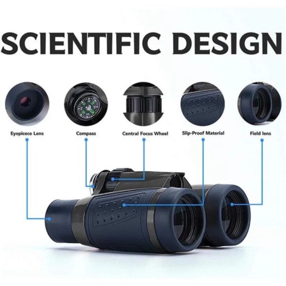Compact Binoculars for Kids Bird Watching Hiking Camping Fishing Accessories